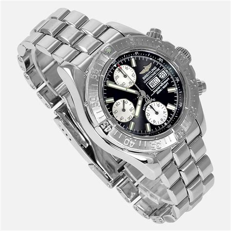 black breitling watches|certified pre owned breitling watches.